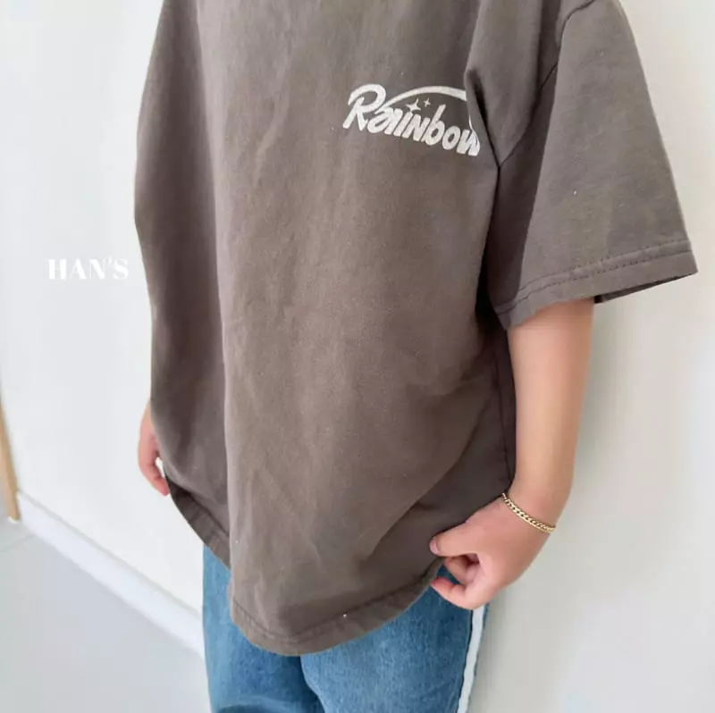 Han's - Korean Children Fashion - #kidsshorts - Rainbow Tee - 4