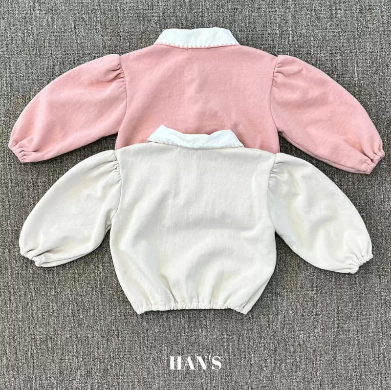 Han's - Korean Children Fashion - #magicofchildhood - Collar Shirring Tee