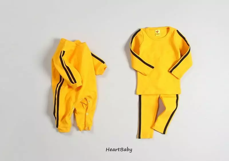 Heart Baby - Korean Baby Fashion - #babyboutique - Brus Lee Bodysuit