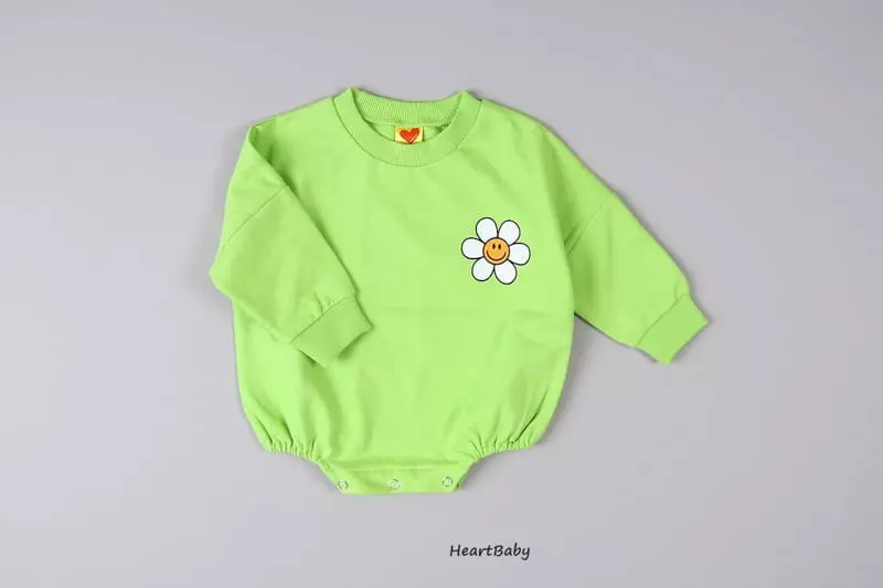 Heart Baby - Korean Baby Fashion - #babyfever - Sun Flower Bodysuit - 6