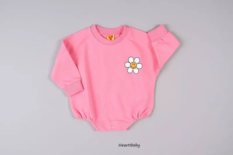 Heart Baby - Korean Baby Fashion - #babygirlfashion - Sun Flower Bodysuit - 7