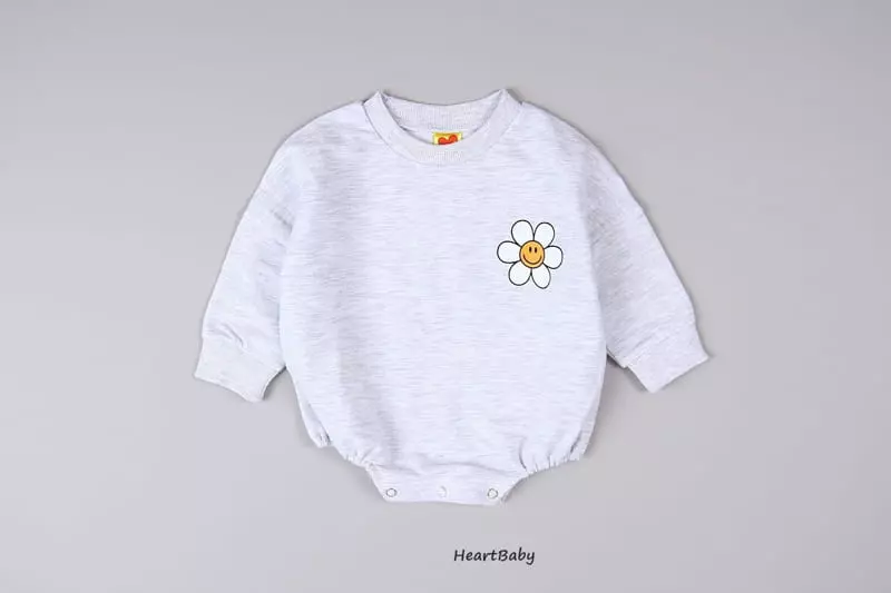 Heart Baby - Korean Baby Fashion - #babyootd - Sun Flower Bodysuit - 10