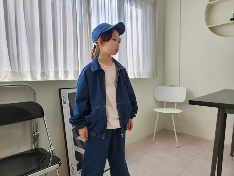 Heart Baby - Korean Children Fashion - #childrensboutique - Pocket Denim Jacket - 5