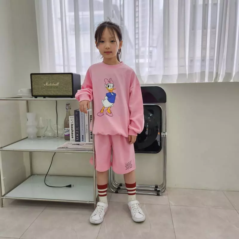 Heart Baby - Korean Children Fashion - #childrensboutique - M And F Shorts Top Bottom Set - 11
