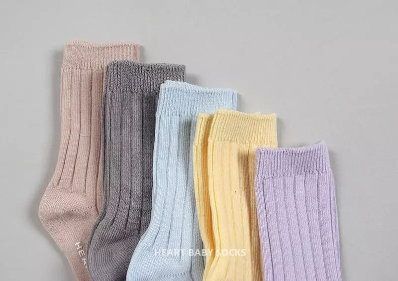 Heart Baby - Korean Children Fashion - #kidsshorts - Pastel Boodle Socks Set - 10
