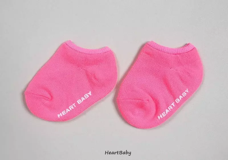 Heart Baby - Korean Children Fashion - #kidzfashiontrend - Neon Socks Set - 9