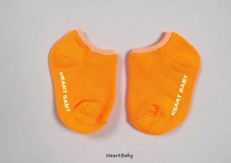 Heart Baby - Korean Children Fashion - #littlefashionista - Neon Socks Set - 11