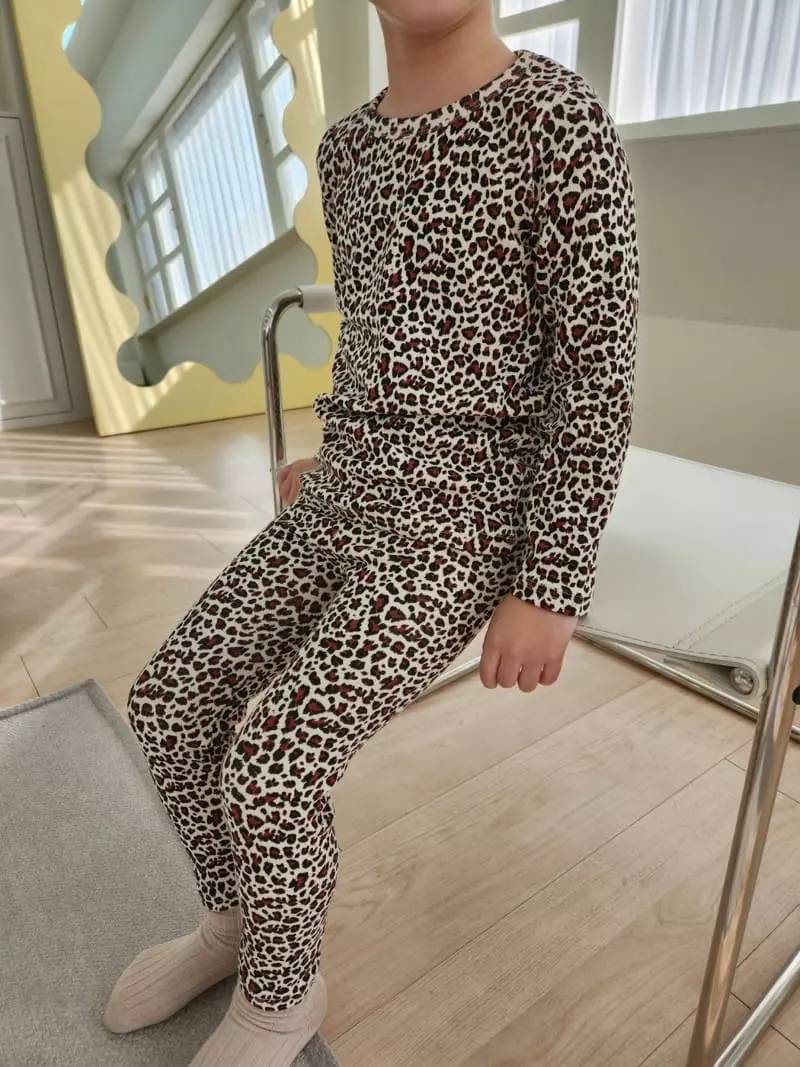 Heart Baby - Korean Children Fashion - #minifashionista - Leopard Easywear - 4