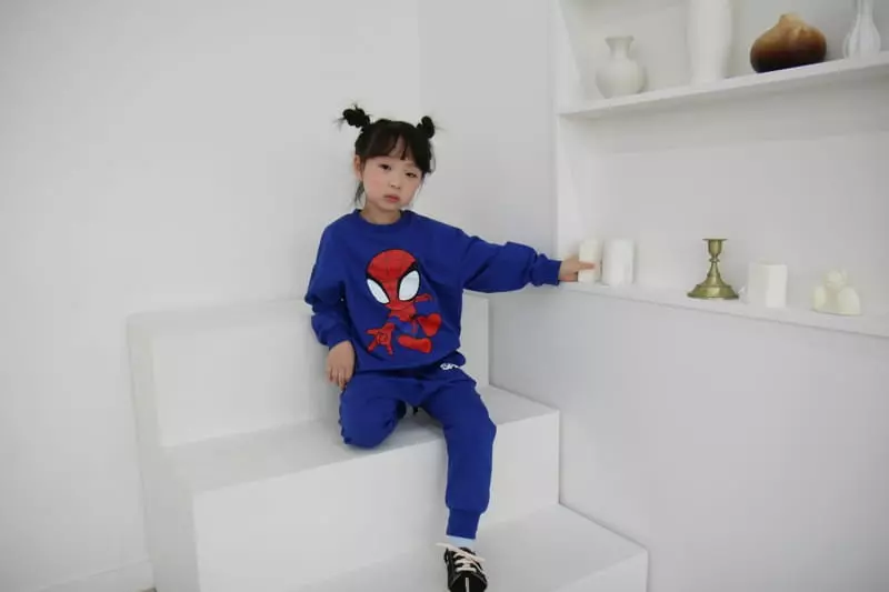 Heart Baby - Korean Children Fashion - #prettylittlegirls - Spider Top Bottom Set - 7
