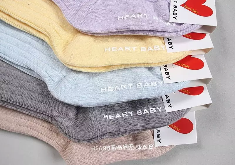 Heart Baby - Korean Children Fashion - #prettylittlegirls - Pastel Boodle Socks Set - 3