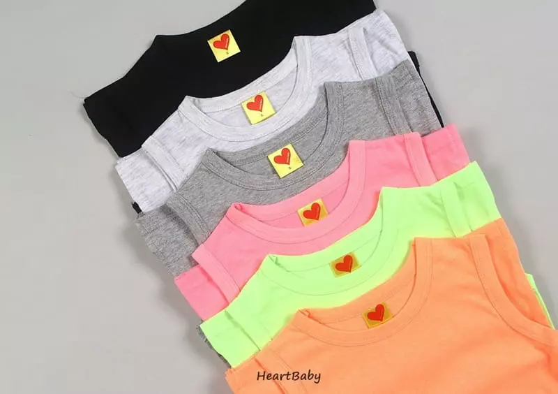 Heart Baby - Korean Children Fashion - #stylishchildhood - Layered Long Sleeveless - 5