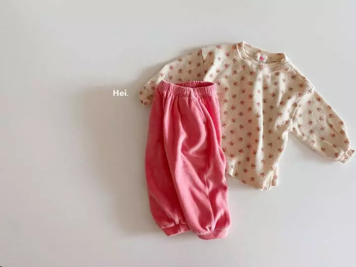 Hei - Korean Children Fashion - #childofig - Waffle Tee - 7