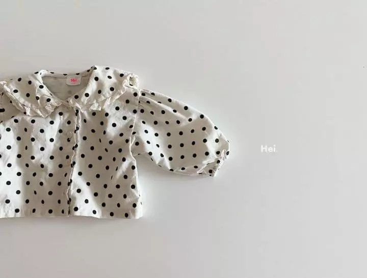 Hei - Korean Children Fashion - #designkidswear - Dot Blouse - 12