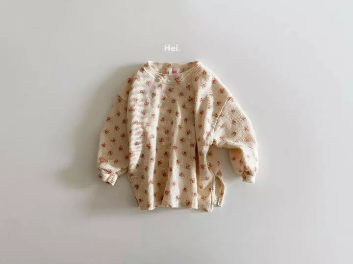 Hei - Korean Children Fashion - #kidsshorts - Waffle Tee - 12