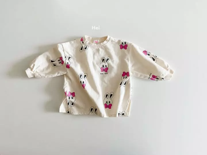 Hei - Korean Children Fashion - #kidsshorts - Rabbit Tee