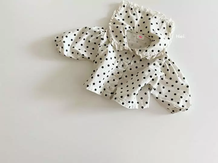 Hei - Korean Children Fashion - #kidsstore - Dot Blouse - 2