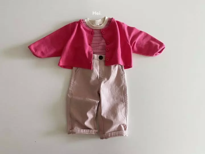 Hei - Korean Children Fashion - #kidsstore - Pop Rib Tee - 5