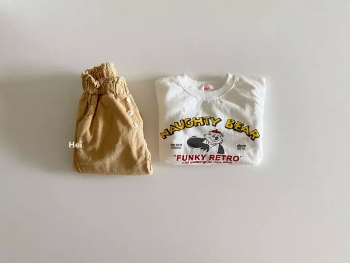 Hei - Korean Children Fashion - #kidzfashiontrend - Bear Tee - 6