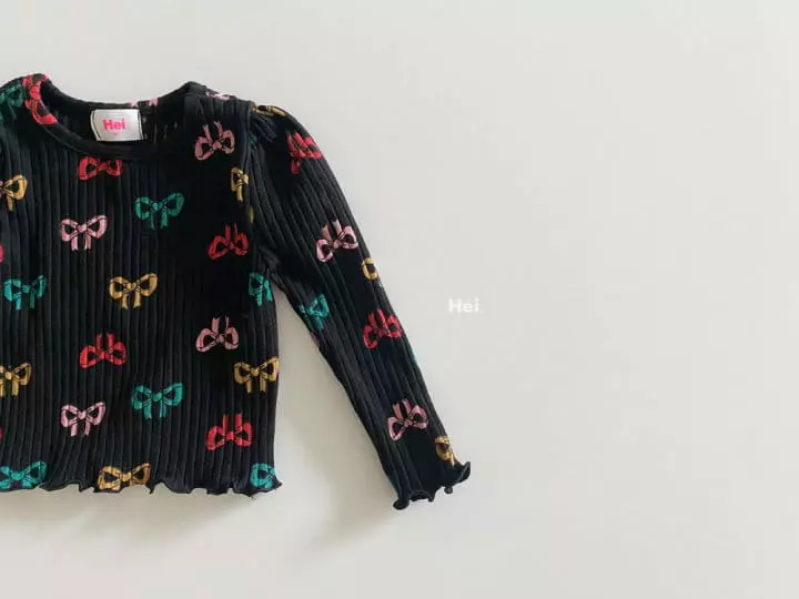 Hei - Korean Children Fashion - #kidsstore - Ribbon Tee - 4