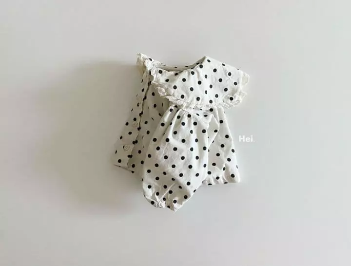 Hei - Korean Children Fashion - #kidzfashiontrend - Dot Blouse - 3