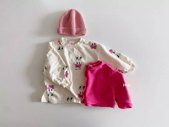 Hei - Korean Children Fashion - #kidzfashiontrend - Rabbit Tee - 3