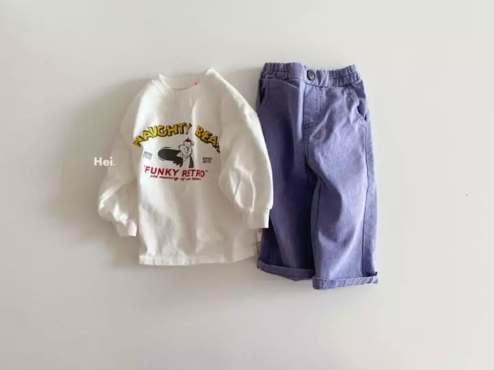 Hei - Korean Children Fashion - #littlefashionista - Bear Tee - 8