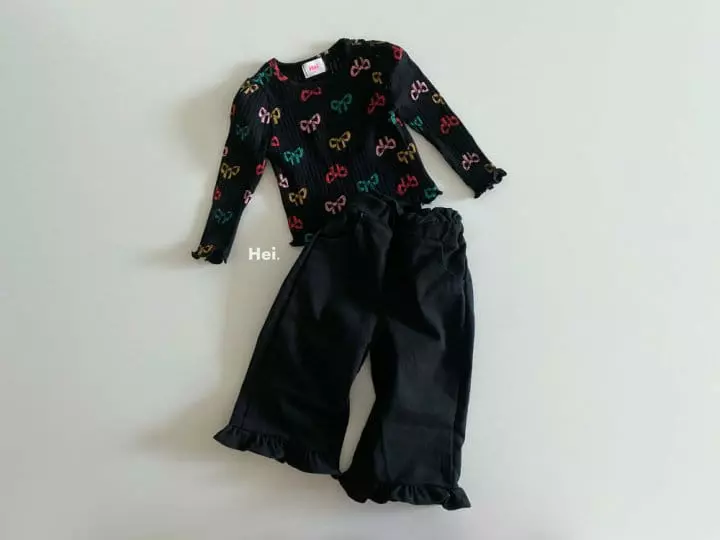 Hei - Korean Children Fashion - #magicofchildhood - Ribbon Tee - 7