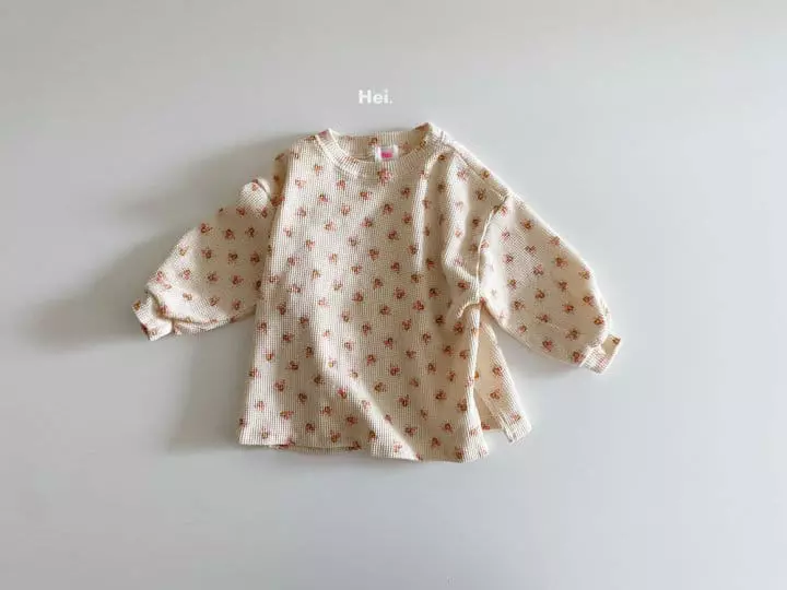 Hei - Korean Children Fashion - #prettylittlegirls - Waffle Tee - 3
