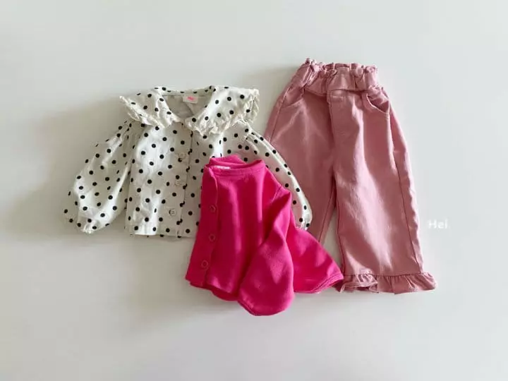 Hei - Korean Children Fashion - #prettylittlegirls - Dot Blouse - 8