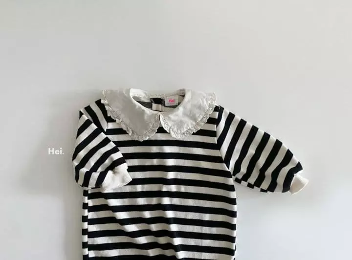 Hei - Korean Children Fashion - #todddlerfashion - Cookie Cream One-piece - 8