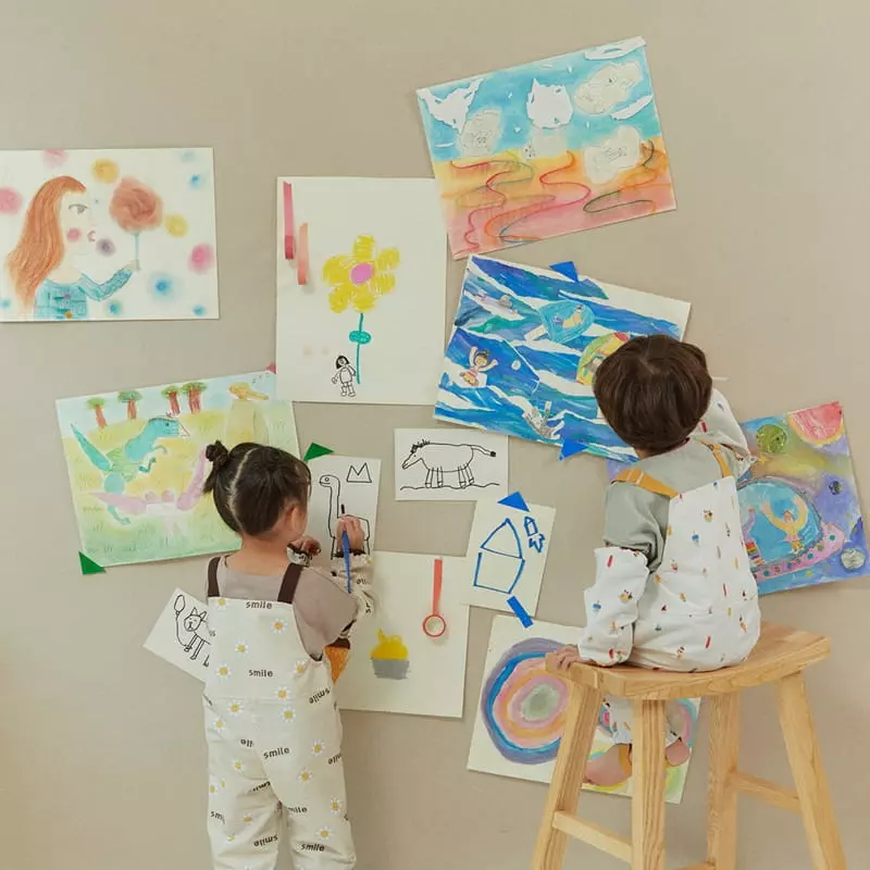 Here I Am - Korean Children Fashion - #Kfashion4kids - Palet Overalls - 11