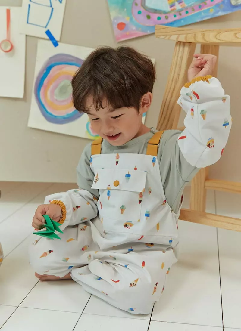 Here I Am - Korean Children Fashion - #childofig - Palet Overalls - 3