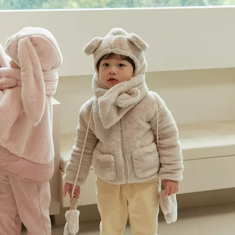Here I Am - Korean Children Fashion - #childofig - Kinder Muffler - 4
