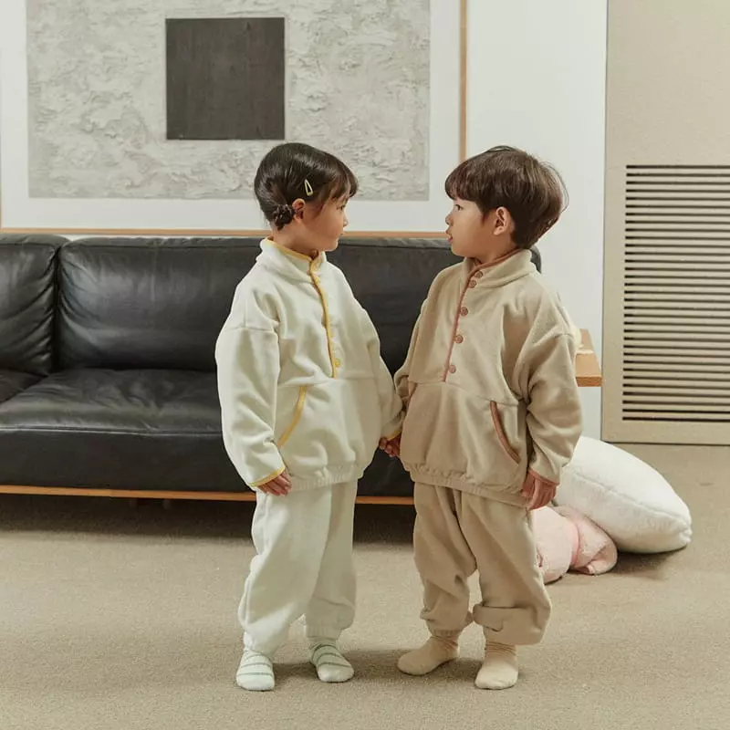 Here I Am - Korean Children Fashion - #childrensboutique - Hipen Fleece Set up - 12