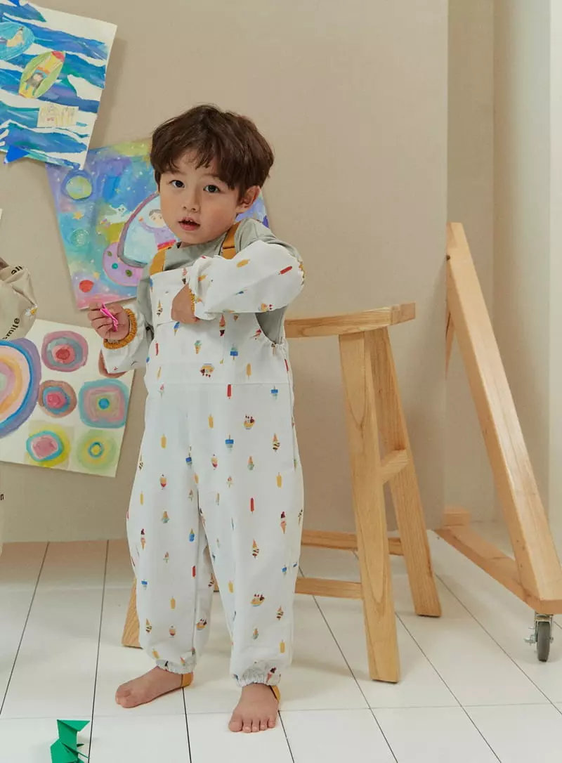 Here I Am - Korean Children Fashion - #discoveringself - Palet Overalls - 6