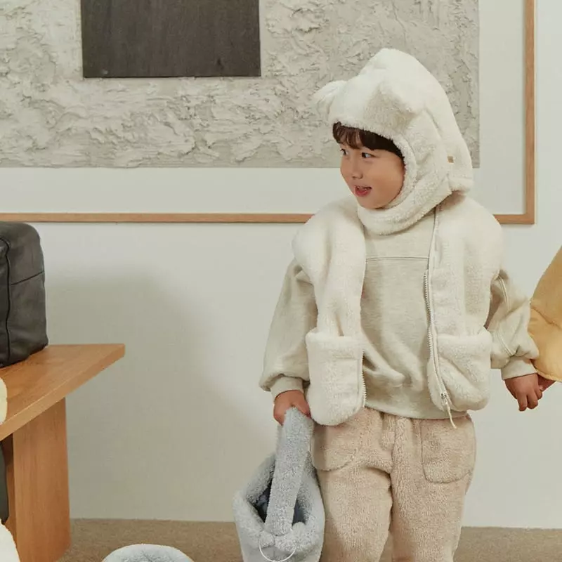 Here I Am - Korean Children Fashion - #todddlerfashion - Kinder Bread Vest - 6