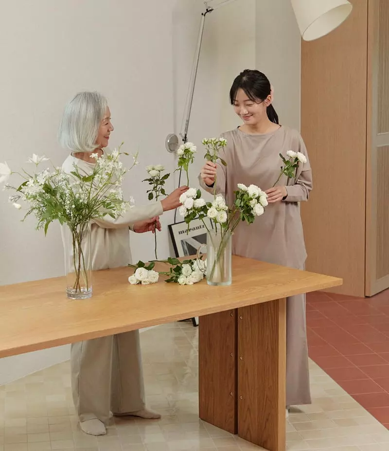 Here I Am - Korean Women Fashion - #vintageinspired - Cloden Set Up Mom - 8