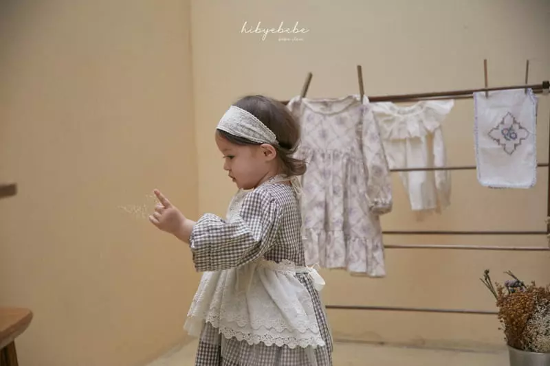 Hi Byebebe - Korean Baby Fashion - #babyboutique - Bell Check One-piece - 11