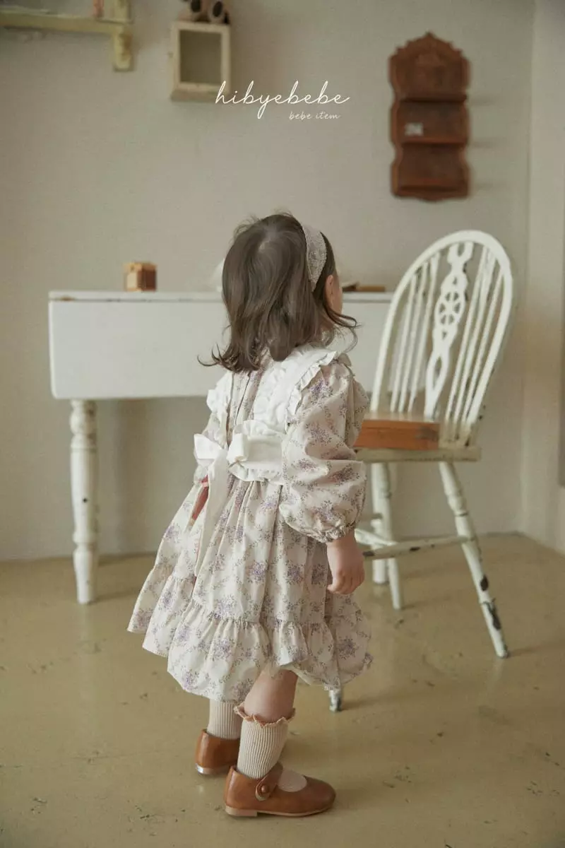 Hi Byebebe - Korean Baby Fashion - #babyboutique - Floral Shirring One-piece
