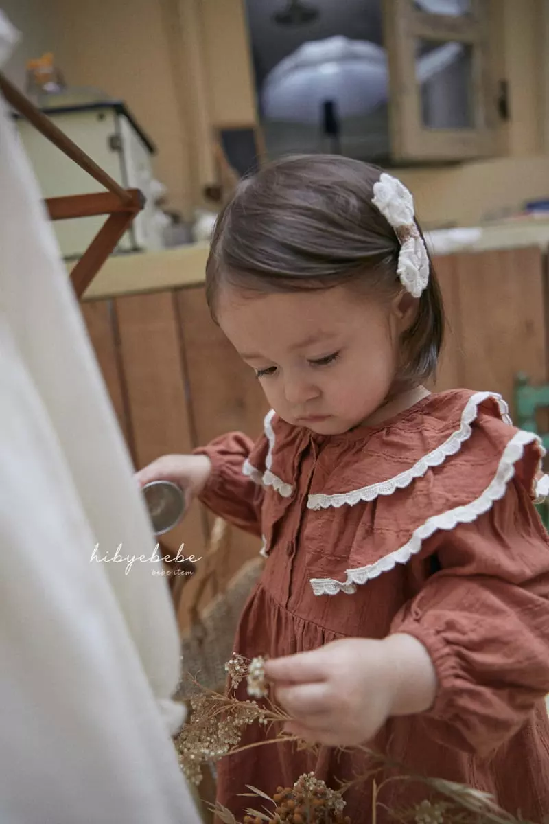 Hi Byebebe - Korean Baby Fashion - #babyboutiqueclothing - Clara Frill One-piece - 4