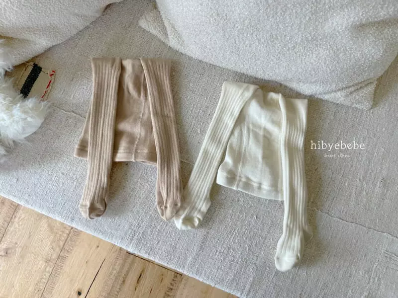 Hi Byebebe - Korean Baby Fashion - #babygirlfashion - Bebe Rib Tights - 2