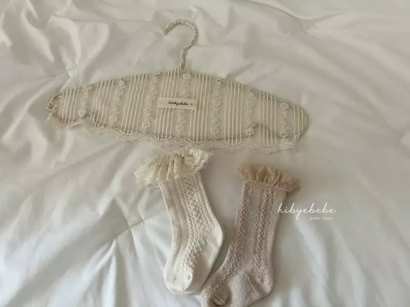 Hi Byebebe - Korean Baby Fashion - #babylifestyle - Bling Lace Socks Set