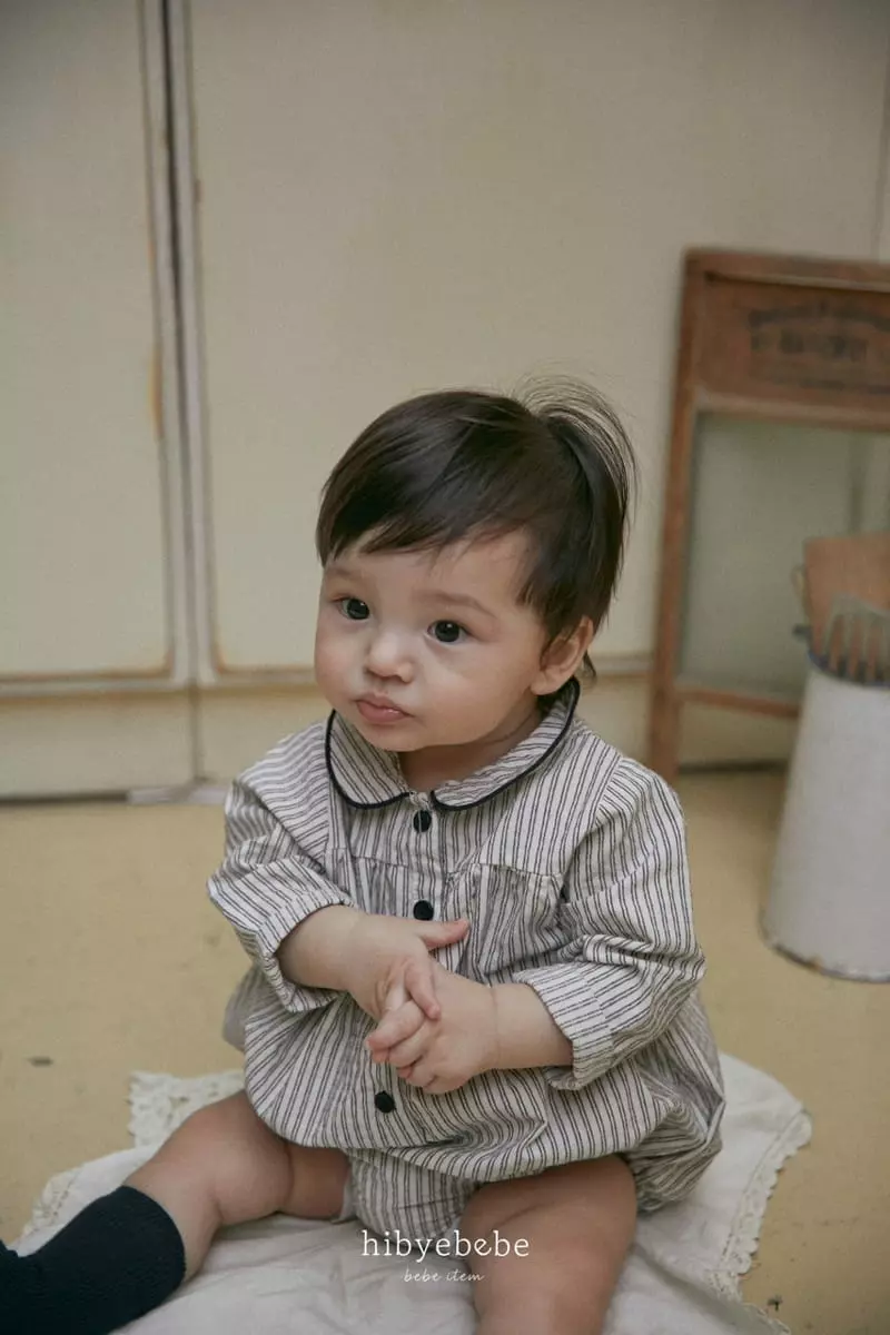 Hi Byebebe - Korean Baby Fashion - #babyoninstagram - Flips Collar Bodysuit - 8