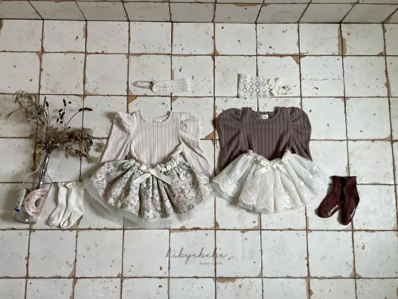Hi Byebebe - Korean Baby Fashion - #babyootd - Valentine Puff Tee - 10