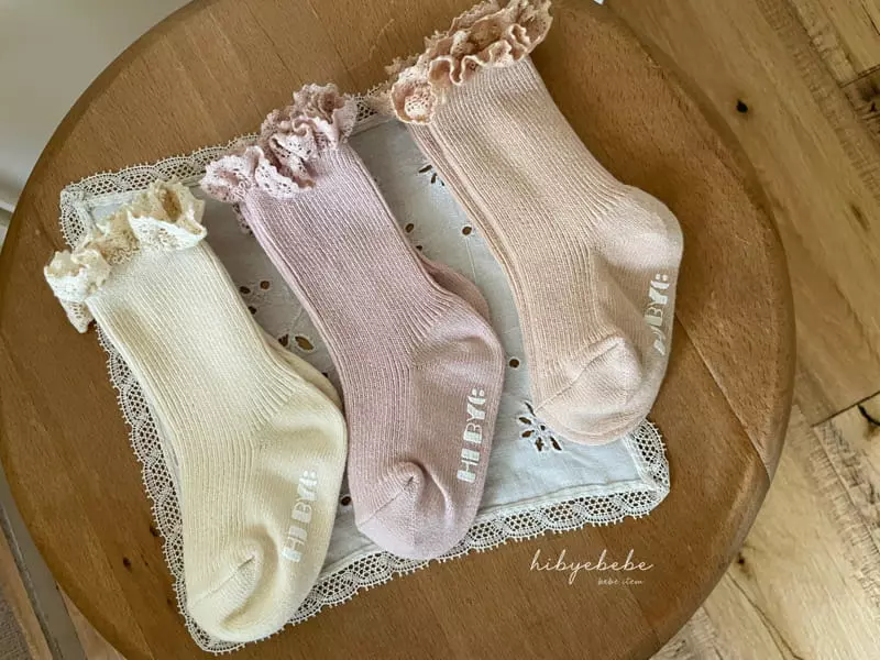 Hi Byebebe - Korean Baby Fashion - #babyoutfit - Autumn Socks Set - 3