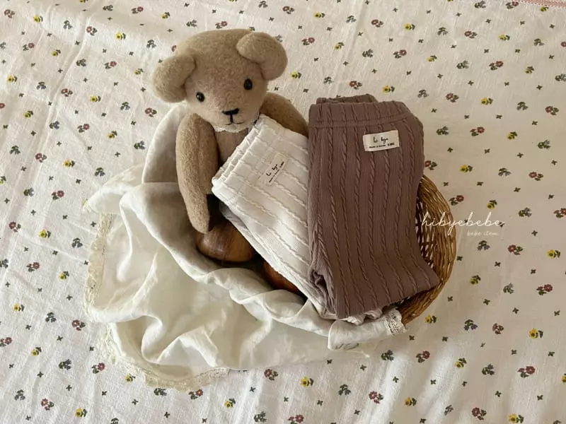 Hi Byebebe - Korean Baby Fashion - #onlinebabyboutique - Rolling Foot Leggings - 2