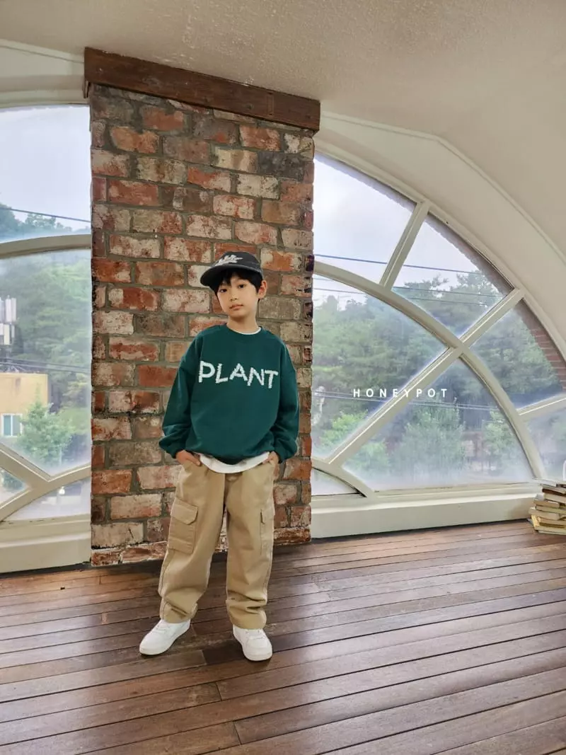 Honeypot - Korean Children Fashion - #discoveringself - Plant Sweatshirt - 7