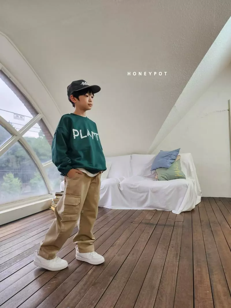 Honeypot - Korean Children Fashion - #fashionkids - Plant Sweatshirt - 8