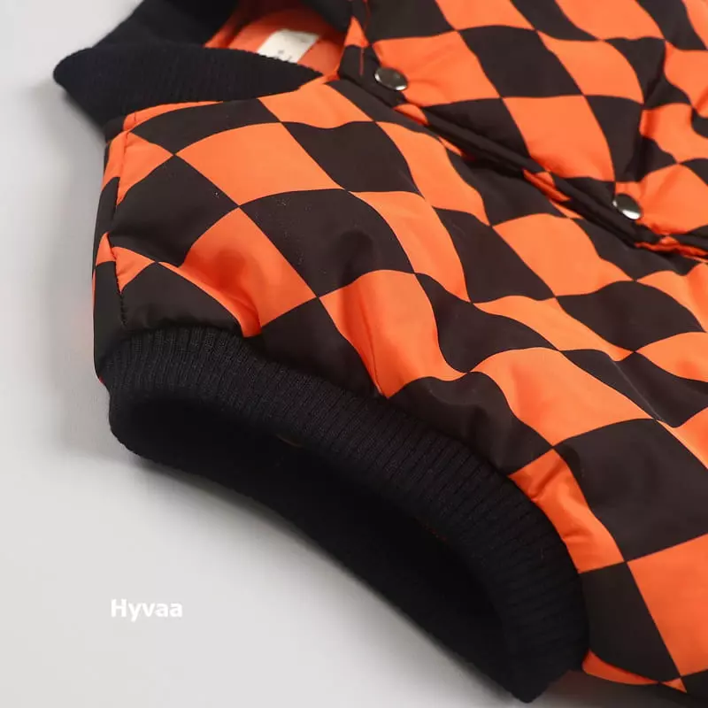 Hyvaa - Korean Children Fashion - #Kfashion4kids - Argyle Padding Vest - 9