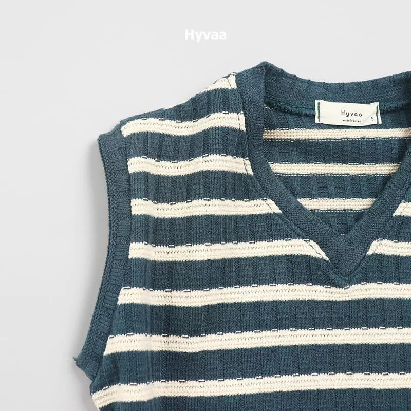 Hyvaa - Korean Children Fashion - #designkidswear - ST Knit Vest - 5